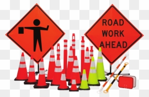 Familyproduct - Road Work Ahead Sign