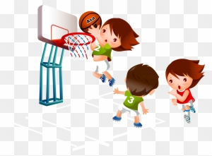 Cartoon Basketball Sport - Play Basketball Cartoon