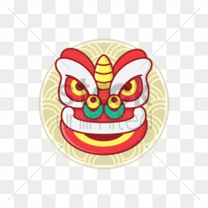 Head Of The Lion Dance Costume Vector Image - Lion Dance - Free ...