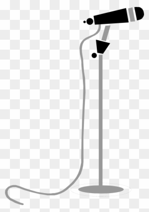 Stand Up Microphone Clipart