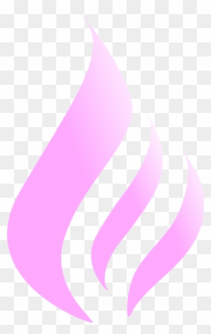Blue Flame Simple Pink White Clip Art At Clker Com - Clip Art