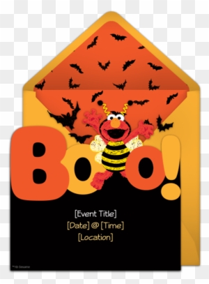 Free Elmo Boo Invitations Elmo, Halloween Parties And - Elmo Halloween Birthday Party