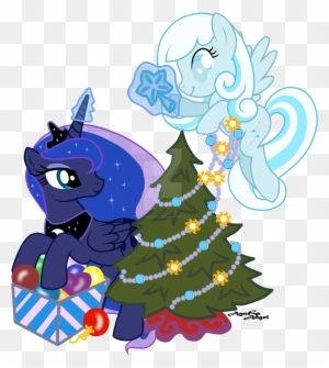 Princess Luna, Adult Snowdrop And Christmas Tree By - I: Snowdrop
