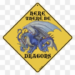 Dragon Road Sign From Sarah J Home Decor - Here There Be Dragons
