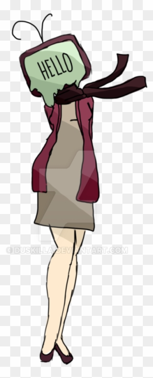 Object Heads Object Heads Tv Head Anime Art Outer Tv Head Drawing Free Transparent Png Clipart Images Download