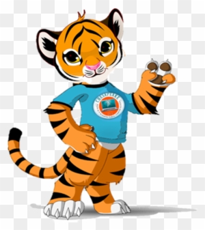 Cmit Full Logo - Cute Cartoon Tiger Cub