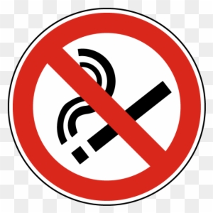 No Smoking Symbol Label - No Smoking Please Sign