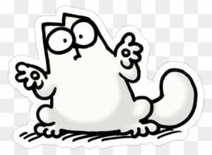 Sticker 22 From «simon's Cat» - Sticker Simon's Cat Pack - Free PNG Clipart Images Download