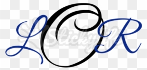 Script Monogram - Calligraphy - Free Transparent PNG Clipart Images ...