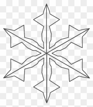 Charming Christmas Snowflakes Coloring Page - Line Art