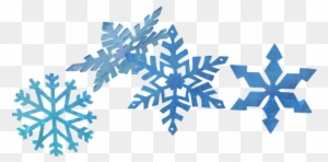 Snowflakes Model - 3d Model - - C4d - Blue Christmas Garland Png