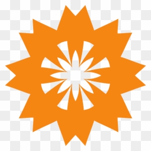 Flower, Orange, Shape, Swirl, Petals, Shapes - Round Table India Logo