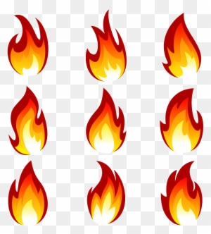 Flame Shape Fire Stock Photography - Flame Shape