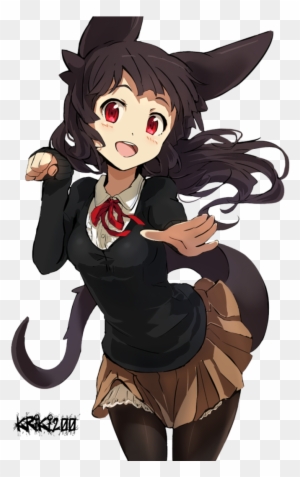 Cat Girl Anime Render By Kriki200 - Cute Anime Fox Girl