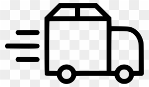 Truck Delivery Shipping Van Fast Package Comments - Fast Delivery Van Icon