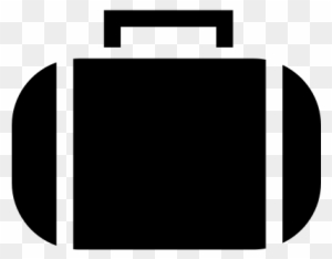 Travelling Handle Bag Vector - Suitcase Symbol