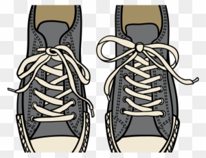 Gym Shoes Clipart Sneaker Sole - Animated Shoes Top View Png