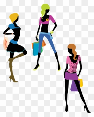 Fashion Girls Clip Art At Clker - Ladies Fashion Clip Art