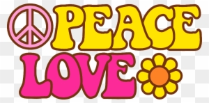 Love Sign - Peace Love & Happiness Banner