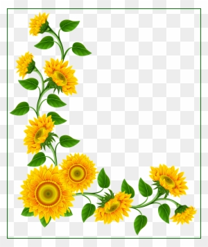 Free Free 319 Clipart Transparent Sunflower Border Png SVG PNG EPS DXF File