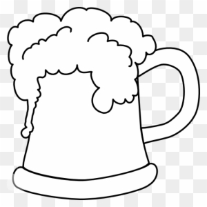 Beer Stein Outline Clipart - Beer Mug Clip Art