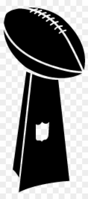 Lombardi Trophy Clip Art - Monochrome - Free Transparent PNG Clipart
