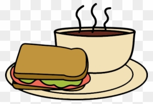 Soup Clip Art Clipart - Soup & Sandwich Lunch - Free Transparent PNG