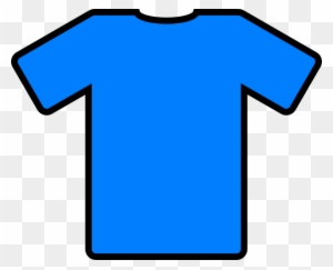 Blue Football Top Clip Art At Clker - T Shirt Clip Art