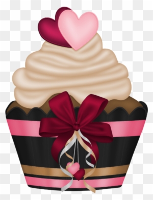 Desenho de Cupcake kawaii com laço pintado e colorido por Usuário não  registrado o dia 13 de Janeiro do 2017