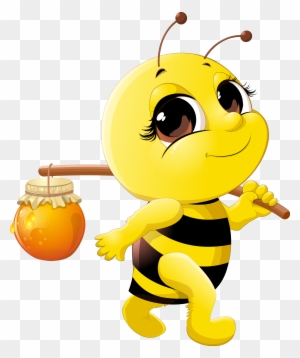 Honey Bee Cartoon Clip Art - My Life As A Honey Bee By Joyce A Wagner