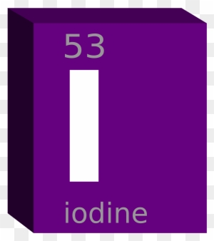 Big Image - Iodine Periodic Table Png