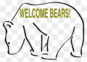 Simple Polar Bear Drawing