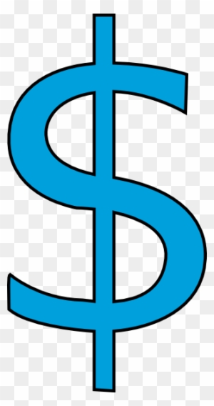 Blue Dollar Sign Clip Art At Clker Com Vector Clip - Dollar Sign Clip Art