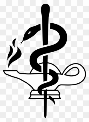 Rod Of Asclepius Red