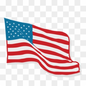 American Flag Svg Scrapbook Cut File Cute Clipart Files - Usa Cute Flag Png
