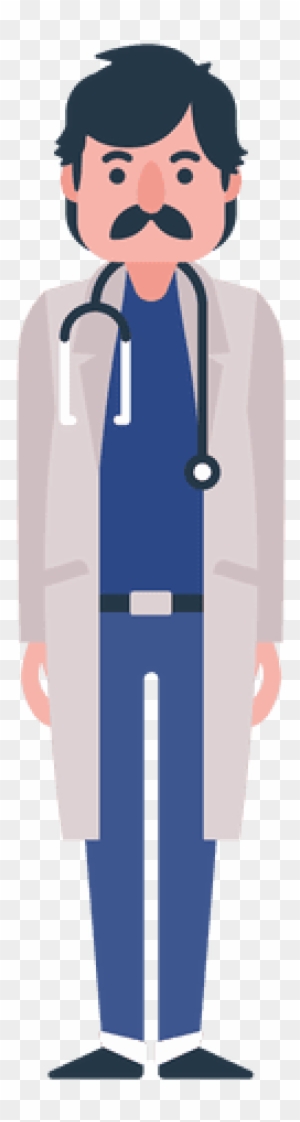 Flat Doctor Character Illustration Transparent Png - Lakeview Hospital