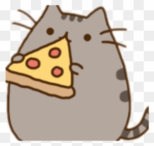 Freetoedit Pusheen Pizza🍕 Kawaii - Cute Fat Cat Cartoon