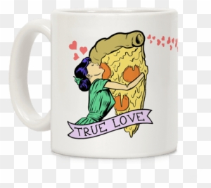 True Love Comics And Pizza Coffee Mug - True Love Pizza