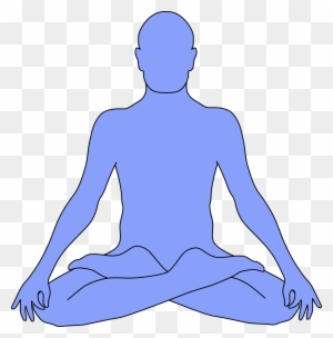 Meditation - Outline Of Person Meditating