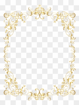 Border Gold Decorative Frame Png Clip Art - Ornamental Frame Png Gold