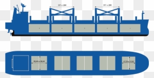 A Handymax Bulk Carrier Showing Cargo Holds - General Layout Of Bulk Carrier