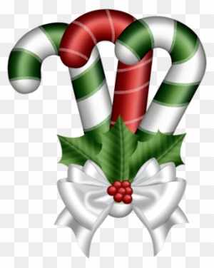 Clipart - Christmas Candy Canes Clipart