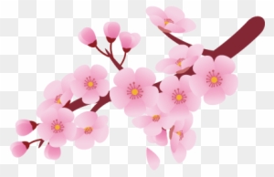 Cherry Blossom Flower Clip Art - Cherry Blossom Clip Art Pattern