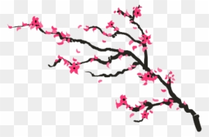 Cherry Blossom Temporary Tattoo - Cherry Blossom Tree Branch