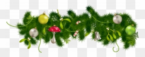 Shining Design Christmas Pine Garland Uk Australia - Green Christmas Decorations Png