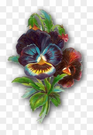 Free Flower Clip Art - Victorian Flowers Clip Art