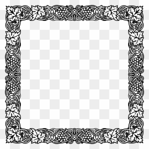 Clipart Fancy Vintage Square Frame Rh Openclipart Org - Vintage Square Border Png