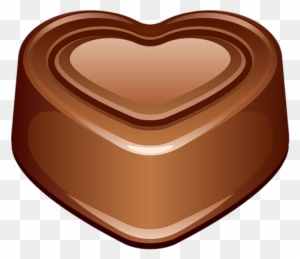 Chocolate Heart Emoticon - Chocolate Heart Emoji