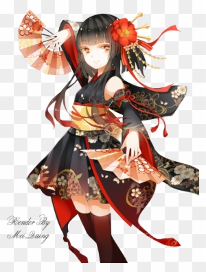 Render [ - Anime Girls In Kimonos - Free Transparent PNG Clipart Images Download Render [ - Anime Girls In Kimonos - Free Transparent PNG Clipart Images Download