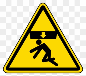 Danger Clipart Emergency Sign - Crush Hazard Sign